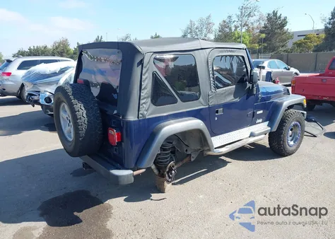 2004 Jeep Wrangler X z USA, uszkodzony, nr VIN 1J4FA39S74P724840